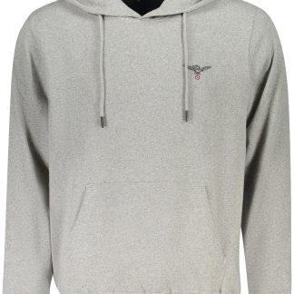 SUDADERA GRIS CON CREMALLERA PARA HOMBRE DE LA ACADEMIA MILITAR