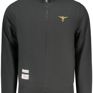 Sudadera negra con cremallera para hombre de la Academia Militar