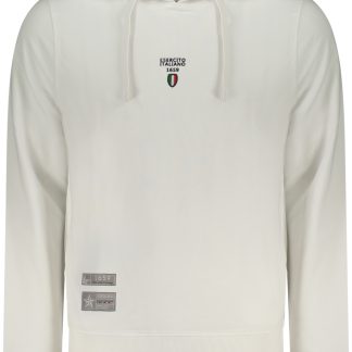 Sudadera blanca con cremallera para hombre de la Academia Militar