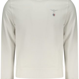 Sudadera blanca con cremallera para hombre de la Academia Militar