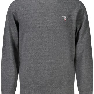 SUDADERA CON CREMALLERA PARA HOMBRE DE LA ACADEMIA MILITAR, GRIS
