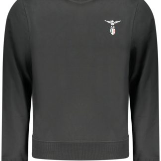 Sudadera negra con cremallera para hombre de la Academia Militar
