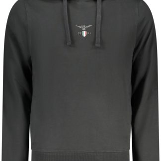 Sudadera negra con cremallera para hombre de la Academia Militar
