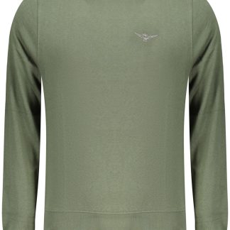 SUDADERA CON CREMALLERA PARA HOMBRE DE LA ACADEMIA MILITAR, VERDE