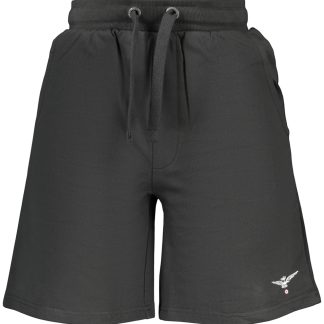 PANTALÓN DE CHÁNDAL CORTO NEGRO PARA HOMBRE DE LA ACADEMIA MILITAR