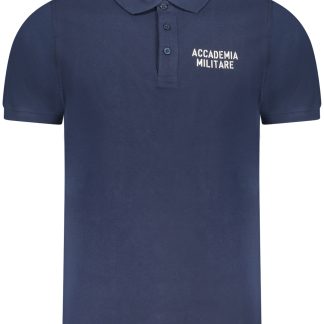 POLO AZUL DE MANGA CORTA PARA HOMBRE DE LA ACADEMIA MILITAR