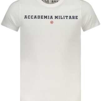 CAMISETA DE MANGA CORTA DE LA ACADEMIA MILITAR PARA HOMBRE BLANCA