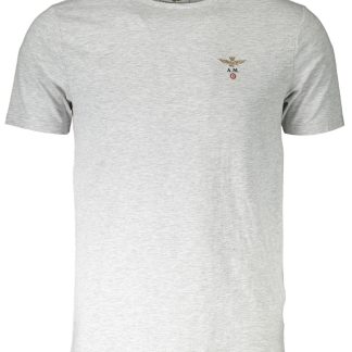 CAMISETA EXTERNA HOMBRE GRIS AERONAUTICA MILITARE
