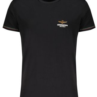 CAMISETA OUTDOOR HOMBRE AIR FORCE NEGRA