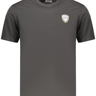 Camiseta de manga corta para hombre Blauer Apparel, color negro.