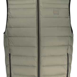 CHAQUETA SIN MANGAS VERDE BOSS PARA HOMBRE