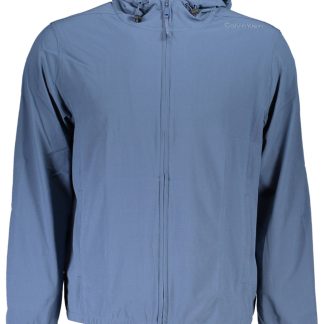 SUDADERA DE HOMBRE AZUL CON CREMALLERA CALVIN KLEIN