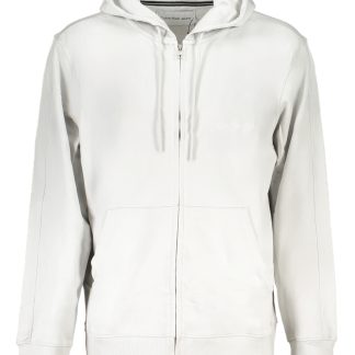 SUDADERA CON CREMALLERA GRIS CALVIN KLEIN HOMBRE