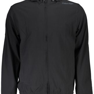 SUDADERA DE HOMBRE CALVIN KLEIN NEGRA CON CREMALLERA