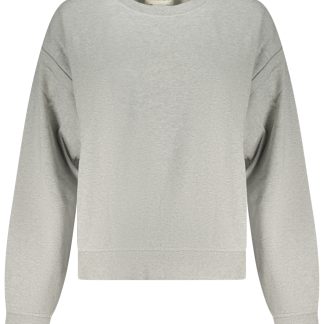SUDADERA GRIS CON CREMALLERA DE MUJER DE CALVIN KLEIN