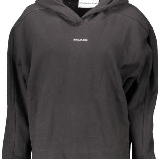 SUDADERA CALVIN KLEIN SIN CREMALLERA MUJER NEGRO