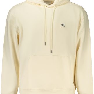 Sudadera con cremallera para hombre Calvin Klein, color beige.
