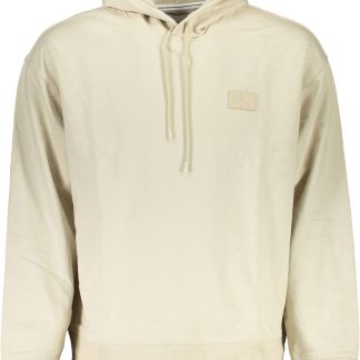 SUDADERA CALVIN KLEIN SIN CREMALLERA HOMBRE BEIGE