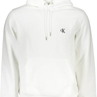 SUDADERA BLANCA SIN CREMALLERA CALVIN KLEIN HOMBRE