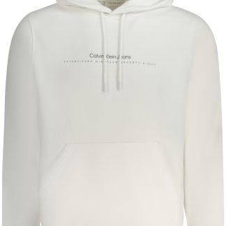 SUDADERA CON CREMALLERA PARA HOMBRE DE CALVIN KLEIN BLANCA