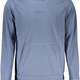 SUDADERA CALVIN KLEIN HOMBRE AZUL SIN CREMALLERA