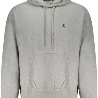 SUDADERA GRIS CON CREMALLERA PARA HOMBRE DE CALVIN KLEIN