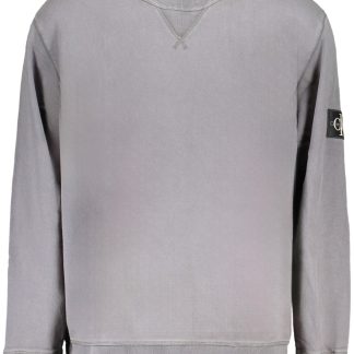 SUDADERA GRIS SIN CREMALLERA CALVIN KLEIN HOMBRE