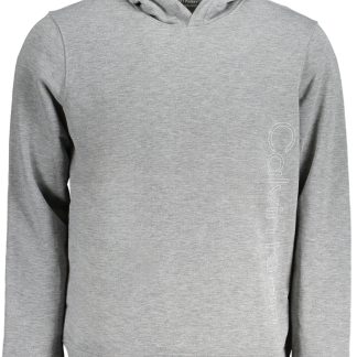 SUDADERA GRIS SIN CREMALLERA CALVIN KLEIN HOMBRE