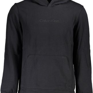 SUDADERA CALVIN KLEIN SIN CREMALLERA NEGRO HOMBRE