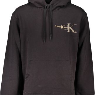 SUDADERA CALVIN KLEIN SIN CREMALLERA NEGRO HOMBRE