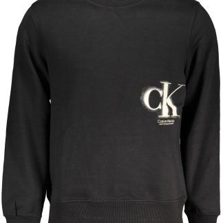 SUDADERA CALVIN KLEIN SIN CREMALLERA NEGRO HOMBRE