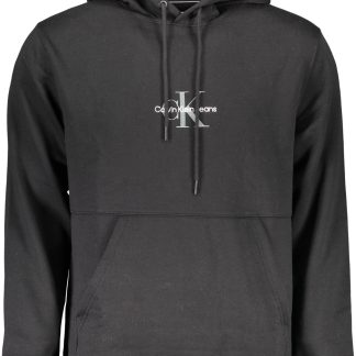 SUDADERA CALVIN KLEIN SIN CREMALLERA HOMBRE NEGRO