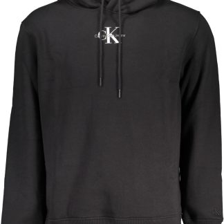 SUDADERA SIN CREMALLERA NEGRA DE HOMBRE CALVIN KLEIN