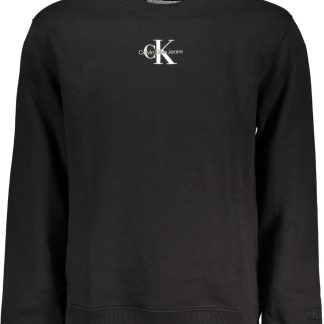 SUDADERA SIN CREMALLERA NEGRA DE HOMBRE CALVIN KLEIN