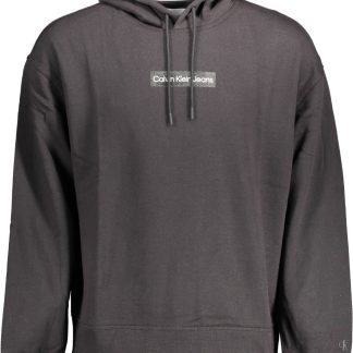 SUDADERA CALVIN KLEIN SIN CREMALLERA HOMBRE NEGRO