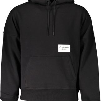 SUDADERA NEGRA CON CREMALLERA PARA HOMBRE DE CALVIN KLEIN
