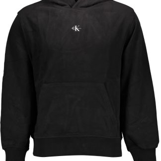 SUDADERA NEGRA CON CREMALLERA PARA HOMBRE DE CALVIN KLEIN