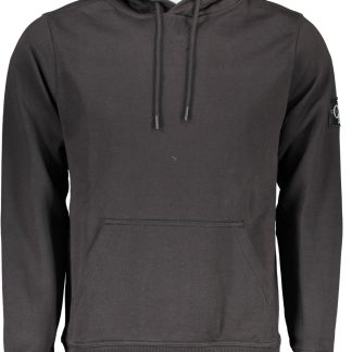 SUDADERA NEGRA CON CREMALLERA PARA HOMBRE DE CALVIN KLEIN