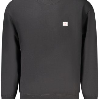 SUDADERA NEGRA CON CREMALLERA PARA HOMBRE DE CALVIN KLEIN