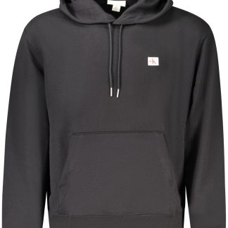 SUDADERA NEGRA CON CREMALLERA PARA HOMBRE DE CALVIN KLEIN