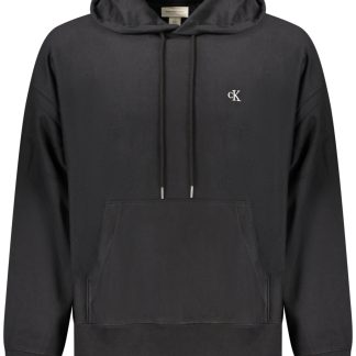 SUDADERA NEGRA CON CREMALLERA PARA HOMBRE DE CALVIN KLEIN