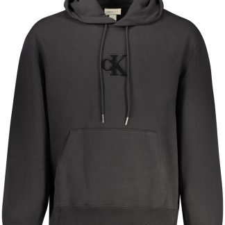 SUDADERA NEGRA CON CREMALLERA PARA HOMBRE CALVIN KLEIN