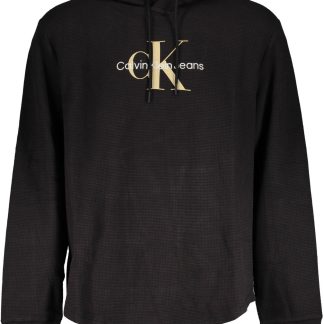 SUDADERA CALVIN KLEIN SIN CREMALLERA NEGRO HOMBRE