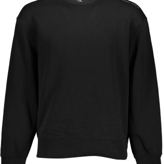 SUDADERA CALVIN KLEIN SIN CREMALLERA NEGRO HOMBRE