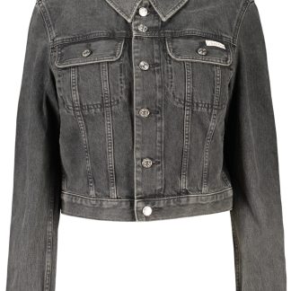 CHAQUETA VAQUERA NEGRA PARA MUJER DE CALVIN KLEIN