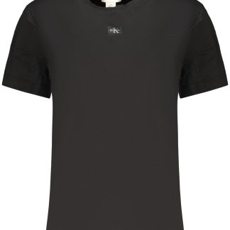 CAMISETA DE MANGA CORTA PARA MUJER CALVIN KLEIN NEGRA