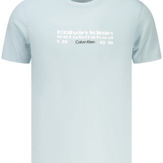 CAMISETA DE MANGA CORTA PARA HOMBRE CALVIN KLEIN, AZUL