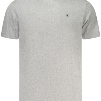 CAMISETA DE MANGA CORTA PARA HOMBRE CALVIN KLEIN, COLOR GRIS
