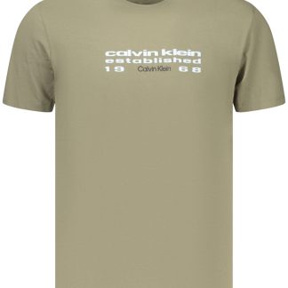 CAMISETA DE MANGA CORTA PARA HOMBRE CALVIN KLEIN VERDE
