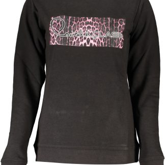 SUDADERA MUJER CAVALLI CLASS SIN CREMALLERA NEGRO